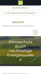 Mobile Screenshot of iz-klima.de